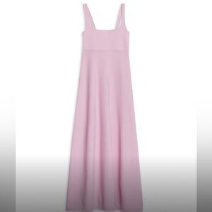 Crepe Knit Squareneck Dress